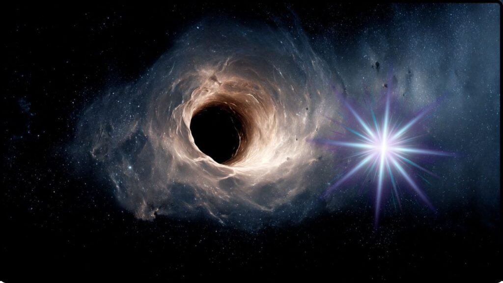 Black Hole’s Sudden Energy Burst