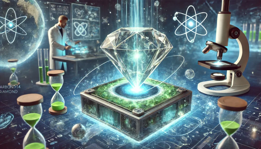 Concept Art of Carbon‑14 Diamond Battery