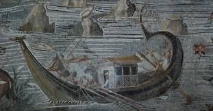 Reconstructed diagram of a Ptolemaic−erawar ship discovered beneath templeruins