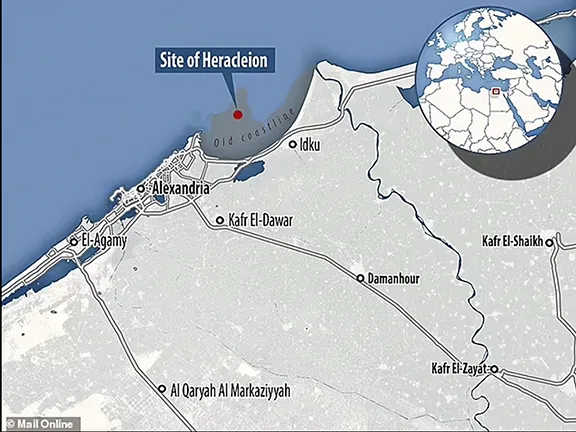 Sunken Warship And Ancient Burials Map